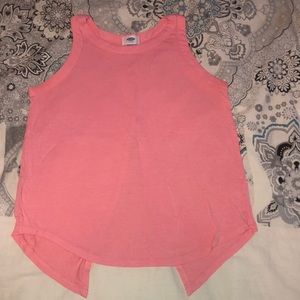 Old Navy pink tank with cross back
